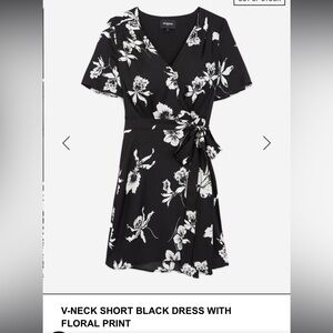 The Kooples Orchid Scarf Wrap Dress Floral Size 0 NWT